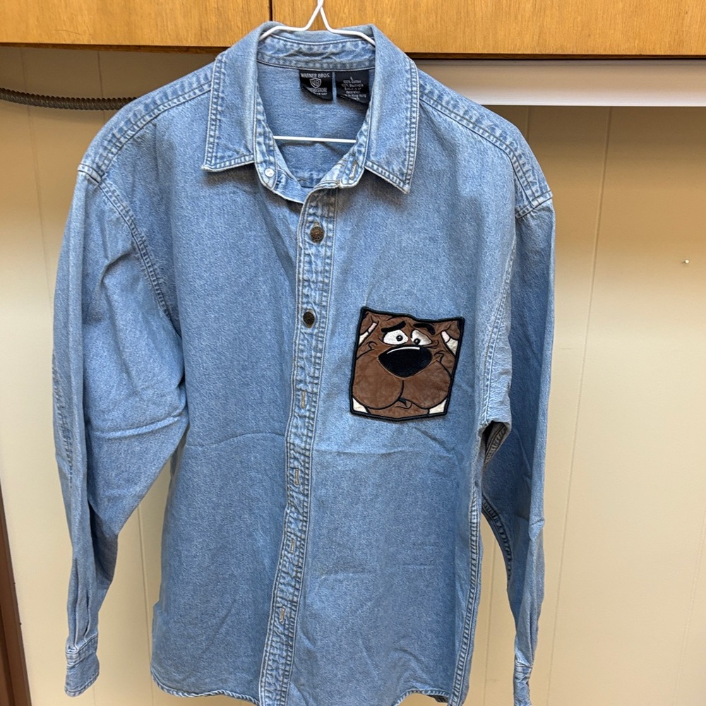 Warner Bros. Light Blue Denim Shirt